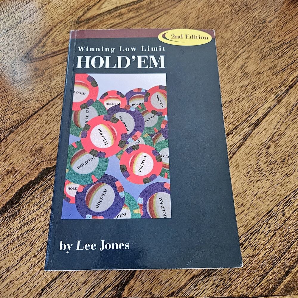 Winning Low-Limit Hold'Em Book By Lee Jones 2nd Edition Poker Gambling